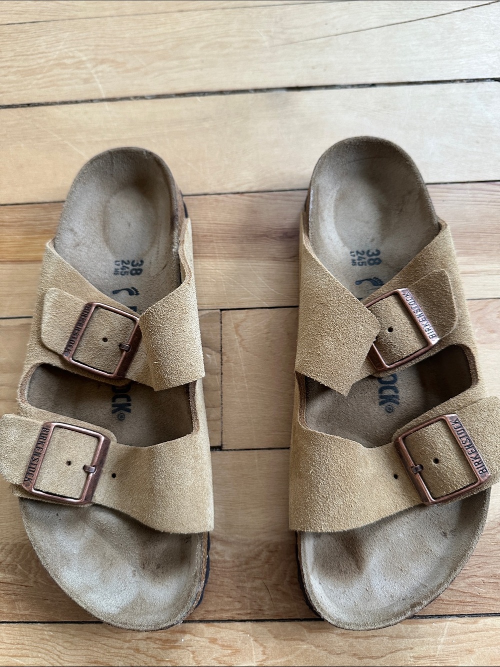 Birkenstock Arizona Suede Sandal - Picture 3 of 7